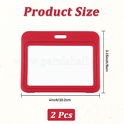 2Pcs Acrylic Name Card Holders&nbsp;AJEW-CP0009-21A