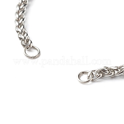 Tarnish Resistant 304 Stainless Steel Wheat Chains Bracelet Making&nbsp;AJEW-JB01040