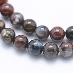 Natural Pietersite Beads Strands&nbsp;G-P336-01-6mm