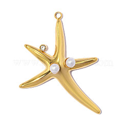 304 Stainless Steel Rhinestone Pendants&nbsp;STAS-OY019-41G