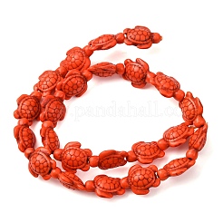 Dyed Synthetic Turquoise Beads Strands&nbsp;G-M152-07-B