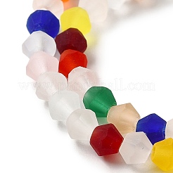 Imitate Austrian Crystal Frosted Glass Beads Strands&nbsp;GLAA-F029-TM4mm-B29