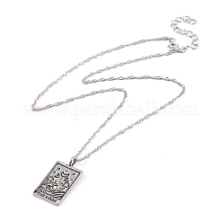 Alloy Pendant Necklaces&nbsp;LS-NJEW-I241-02ASP-01