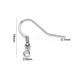 Tarnish Resistant 304 Stainless Steel Earring Hooks&nbsp;X-STAS-S111-007