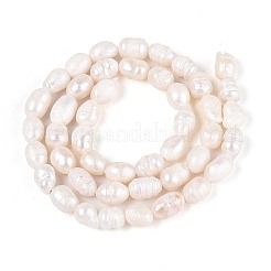 Natural Cultured Freshwater Pearl Beads Strands&nbsp;LS-PEAR-N029-01A