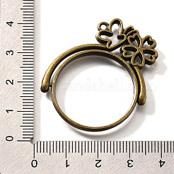 Alloy Open Back Bezel Pendants&nbsp;PALLOY-I223-16AB