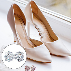 2Pcs Alloy Rhinestone Shoe Decorations&nbsp;AJEW-FG0002-87C
