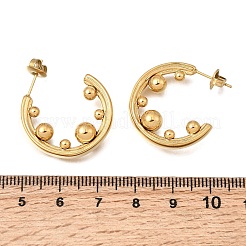 304 Stainless Steel Stud Earrings&nbsp;EJEW-Z168-01G
