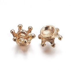 Alloy Bead Cap Pendant Bails&nbsp;PALLOY-F247-01LG