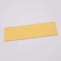 430 Stainless Steel Sign Stickers&nbsp;STAS-WH0015-82C