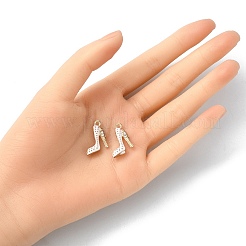 2Pcs Alloy Enamel Stilettos Pendants&nbsp;ENAM-YW0002-30B