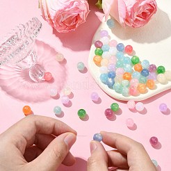 100Pcs 11 Colors Resin Imitation Cat Eye Beads&nbsp;FIND-CJ0003-15