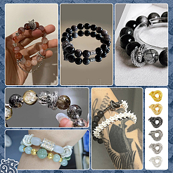 6Pcs 6 Colors Brass Beads&nbsp;KK-PH0014-62