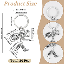 20Pcs Alloy Enamel Shoes Keychain&nbsp;KEYC-SC00019