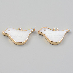 Electroplate Natural Freshwater Shell Pendants&nbsp;SHEL-T017-05