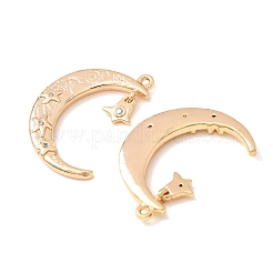 Brass with Crystal Rhinestone Pendants&nbsp;RB-CBA35BD-01G