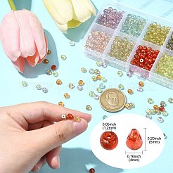 50G 10 Colors Transparent Acrylic Beads&nbsp;FIND-CJ0002-86