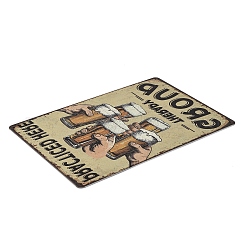 Vintage Metal Tin Sign&nbsp;AJEW-XCP0003-27B