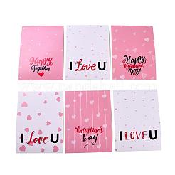 Rectangle Paper Greeting Cards&nbsp;DIY-F096-09