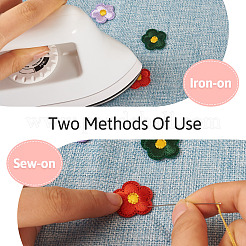 66 Pcs Flower Embroidery Cloth Iron On/Sew On Patches&nbsp;DIY-TA0013-05