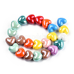 Handmade Porcelain Bead Strands&nbsp;PORC-N007-26