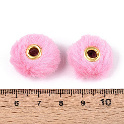 Imitation Rabbit Hair European Beads&nbsp;FIND-WH0126-574A-09