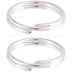 5Pcs 925 Sterling Silver Split Jump Rings&nbsp;STER-BBC0009-45D
