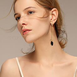 3 Pairs Brass Hoop Earrings&nbsp;HJEW-OC00317