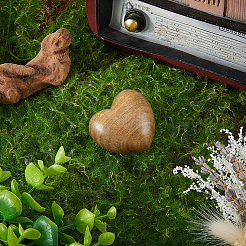 Sandalwood Wooden Heart Display Decorations&nbsp;AJEW-WH20054-222B
