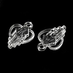 Valentine's Day Transparent Acrylic Pendants&nbsp;TACR-G048-03B