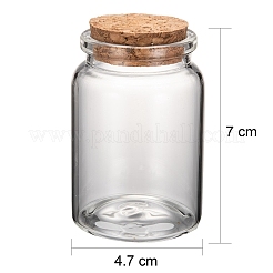Glass Jar Glass Bottles Bead Containers&nbsp;LS-AJEW-S074-03B