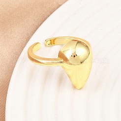 Brass Cuff Rings&nbsp;RJEW-D333-01G