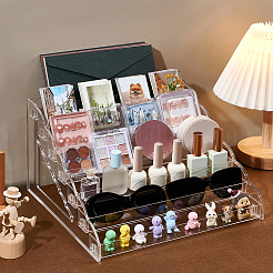 2Pcs 7-Tier Plastic Model Toy Assembled Organizer Holders&nbsp;ODIS-AR0001-13