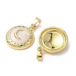 Brass Enamel Pendants&nbsp;KK-I371-29G-01