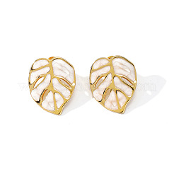 304 Stainless Steel Enamel Stud Earrings for Women&nbsp;WGF8C1A-01