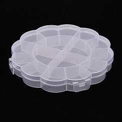 Sunflower Shape Transparent Plastic Storage Box&nbsp;LS-CON-YWC0003-01