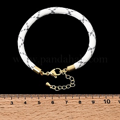 Braided Round Polyester Cord Bracelet Makings&nbsp;FB-CBAEDA0-01G-25