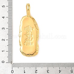 304 Stainless Steel Pendants&nbsp;STAS-F363-21G