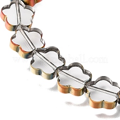 Electroplated Transparent Glass Beads Strands&nbsp;GL-CBA98F0-07A