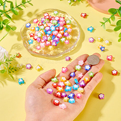 270Pcs Plating Acrylic Bead&nbsp;OACR-TA0003-76