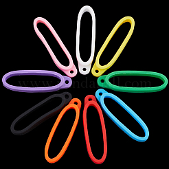 18Pcs 9 Styles Silicone Pendant&nbsp;SIL-GF0001-51A