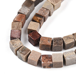 Natural Aqua Terra Jasper Beads Strands&nbsp;G-T140-43B