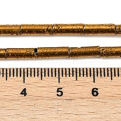 Electroplated Natural Lava Rock Beads Strands&nbsp;G-K388-03A-01