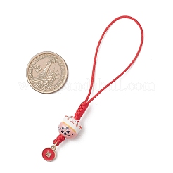 6Pcs Handmade Porcelain Pendant Decorations&nbsp;HJEW-JM04721