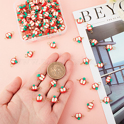 100Pcs Polymer Clay Connector Charms&nbsp;CLAY-DC0001-01
