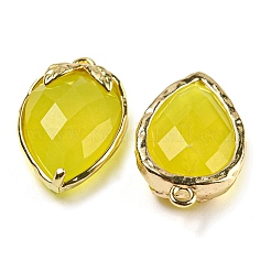 Natural Korea Jade Faceted Pendants&nbsp;G-M431-06G-10