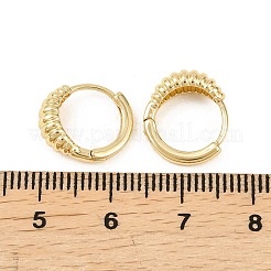 Brass Hoop Earrings&nbsp;EJEW-D348-14G