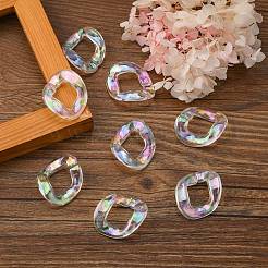 Transparent Acrylic Linkings Rings&nbsp;LS-PACR-N010-038A-01
