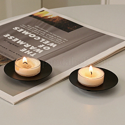 2Pcs Iron Candle Tray Candle Holders&nbsp;AJEW-GF0013-90