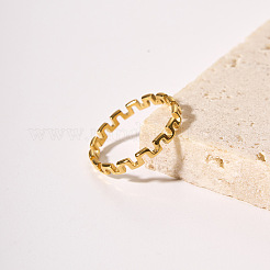 Elegant Minimalist 304 Stainless Steel Ring for Women&nbsp;ES4834-2